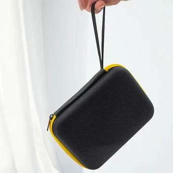 Черна чанта за преносим игра плейър RG35XX за RG353V в ретро стил, черен калъф за игрални конзоли, преносими и мини чанта