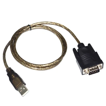 Чип CH340 RS232C, USB КЪМ D-SUB 9-пинов конектор DB9 АДАПТЕР КОНВЕРТОР сериен кабел за връзка поддръжка на WIN7/8/10/ CE/ MAC/VISTA/LINUX