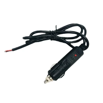 Чист меден кабел-запалката 0,75 mm2 10А за зарядно устройство, с една глава, автомобилен кабел за захранване 12 v, 1 М