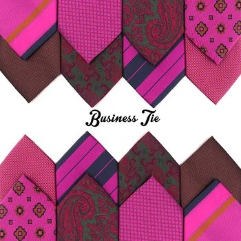 Шивач Смит, благородна серия розово-червени ретро-вратовръзки, мъжки модни вратовръзки за банкетного костюм, жаккардовый бизнес вратовръзка, сватбени вратовръзки