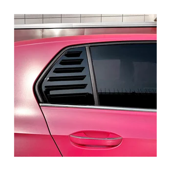 Щори на задното странично стъкло на колата, странична вентилационна шапка, украса за 8 MK8 2020-2022 (черен)